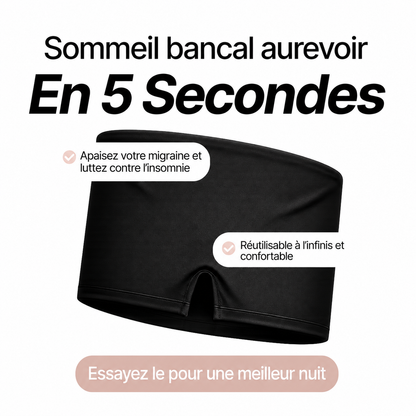 Bandeau Apaisant chaud & froid pour migraine et sommeil